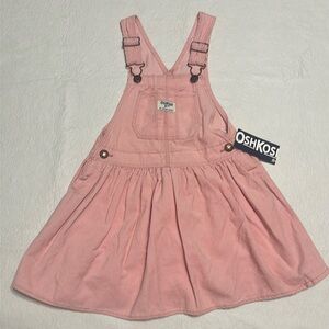 OshKosh B’gosh pink overall dress size 5T